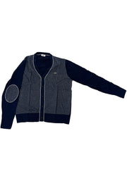 Lacoste Navy Grey SW3 Cardigan