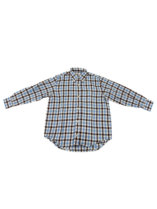 Lacoste Brown Check Long Sleeve Shirt
