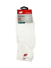 New Balance Mens White & Red Socks