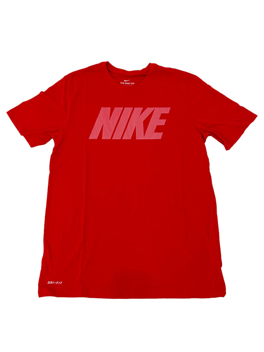 Mens Nike Red Dri Fit T-Shirt