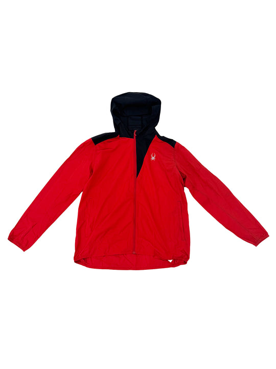 Spyder Red Alpine Full Zip Hooded Sweatshirt