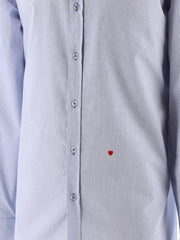 Moschino Check Thin Blue Shirt