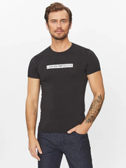 Emporio Armani Mens Black Crew Neck T-Shirt