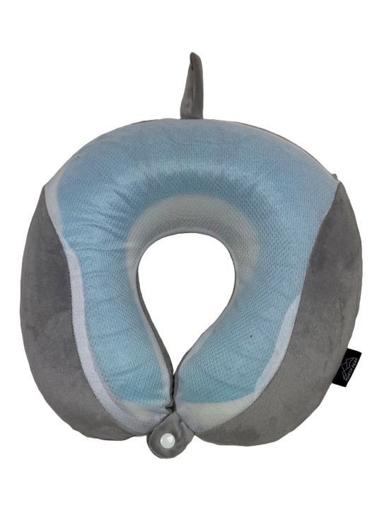 Chiller Memory Foam Travel Pillow Grey
