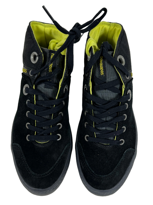 Havaianas Black & Yellow Urbis Attitude Trainers