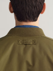Gant Hunter Green Reversible Bomber Jacket