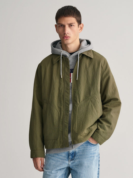Gant Dull Pistacchio Nylon Jacket