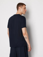 Armani Exchange Mens Navy Logo T-Shirt