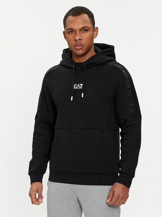 EA7 Mens Black Logo Sweatshirt