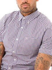 Farah Ritchies SS Textured Raisin Shirt