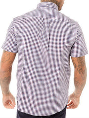 Farah Ritchies SS Textured Raisin Shirt