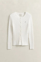 Gant Eggshell Cotton Crew Neck