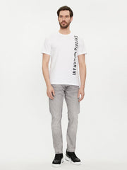 Emporio Armani Mens White LineA T-Shirt