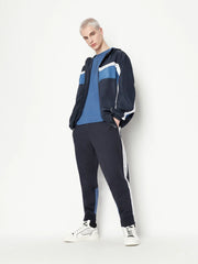 Armani Exchange Navy Branded Jogging Pants