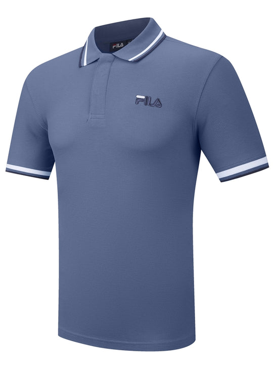 Fila Vintage Indigo Bowey Graphic Polo Shirt