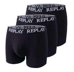 Replay 3 Pack Black Boxers