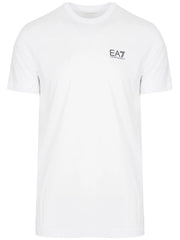 EA7 Mens White Short Sleeve Logo T-Shirt