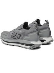 EA7 Mens Griffin Black Altura Mesh Knit Trainer