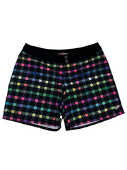 Roxy Chequered white dots board Shorts