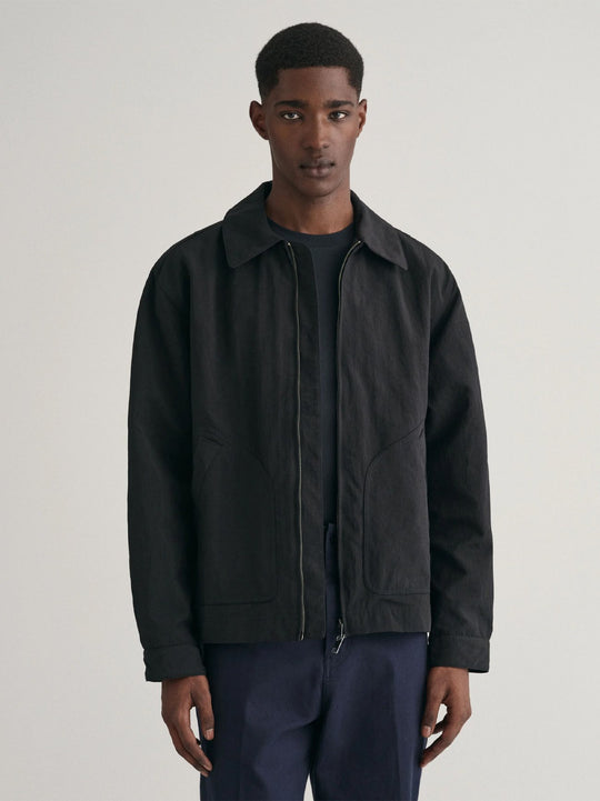 Gant Ebony Black Nylon Jacket