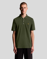 Lyle & Scott Olive Plain Polo Shirt