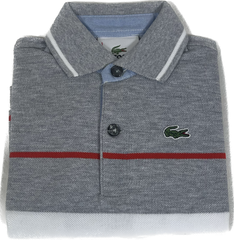 Lacoste Kids Grey Polo Shirt