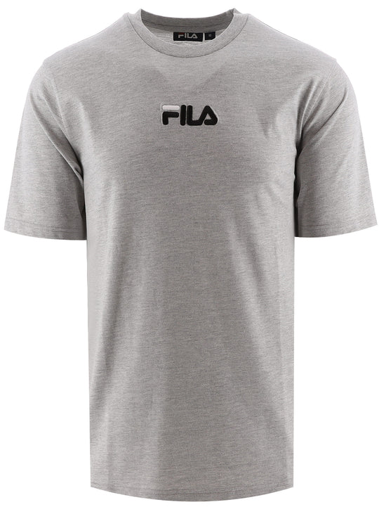 Fila Grey Marl Tommo Graphic T-Shirt