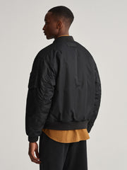 Gant Black Reversible Bomber Jacket