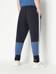 Armani Exchange Navy Branded Jogging Pants