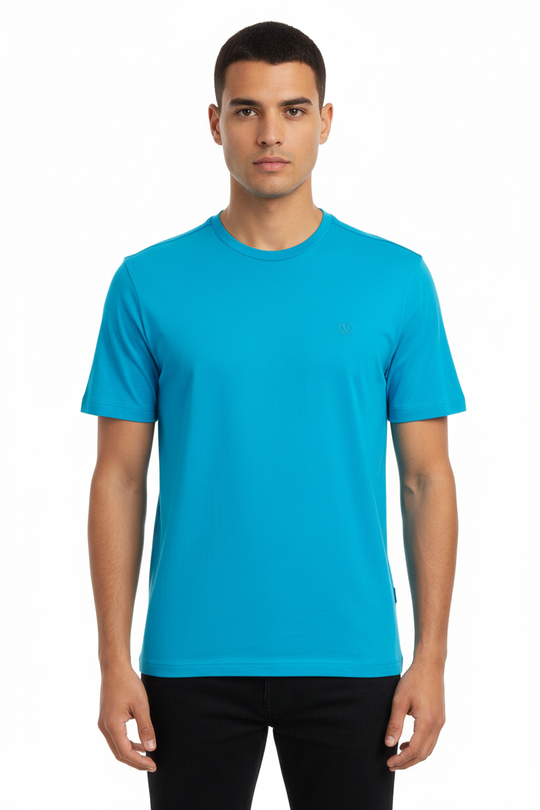 Mens Valentino Classic Blue T-Shirt