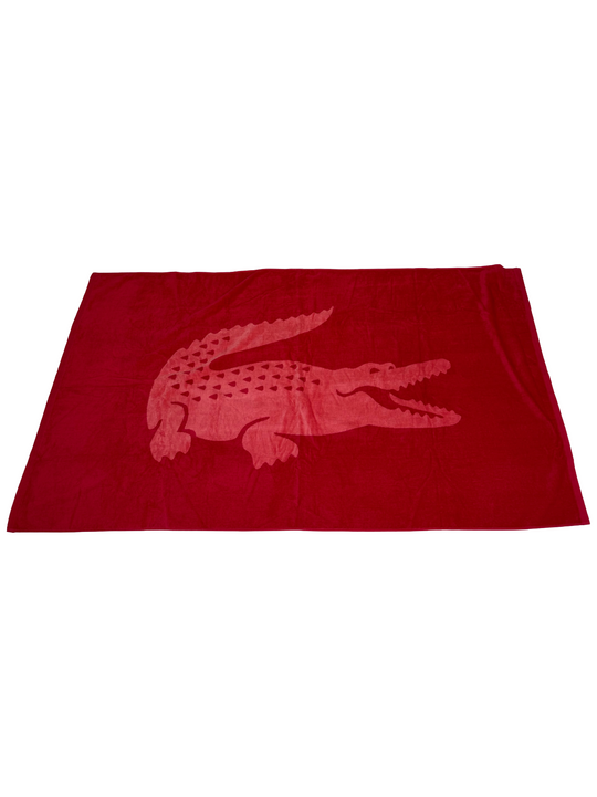 Lacoste Pink Beach Towel