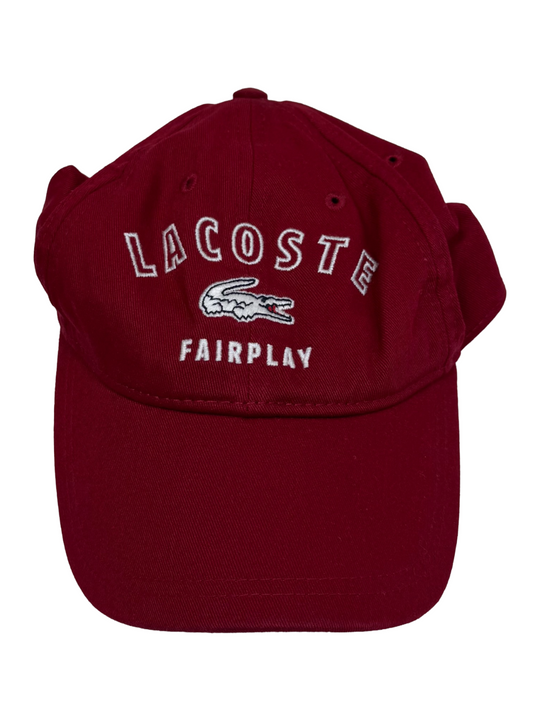 Lacoste Red Logo Cap