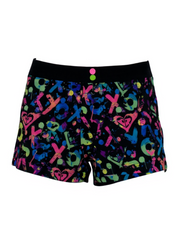 Roxy Colour on Black Short Shorts