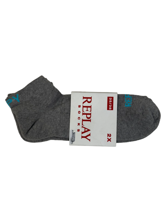 Replay Grey 2-Pack Socks
