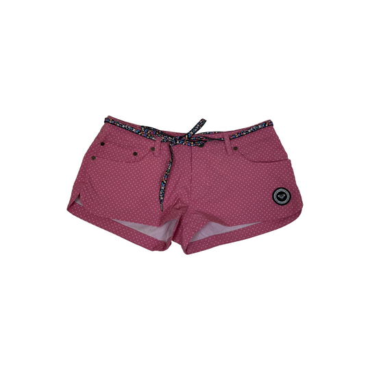 Roxy Pink with Micro White Dots Shorts