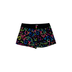 Roxy Colour on Black Short Shorts