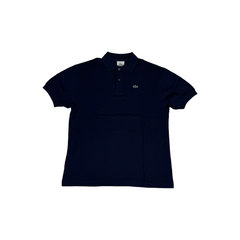 Lacoste Navy Cotton Polo Shirt