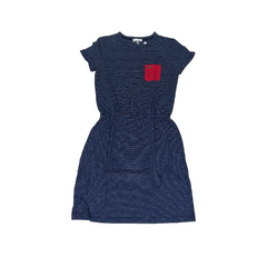 Lacoste Navy Crew Neck Short Sleeve Dress