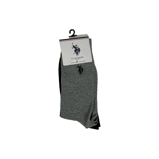 US Polo Assn Mens G/N/B Socks