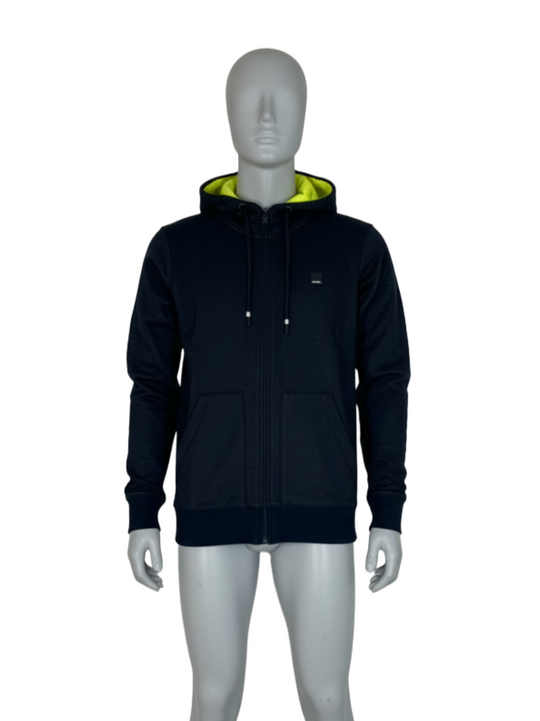 Bench Navy Bonded Zip Hoody