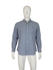 GANT Yale Blue Long Sleeve Shirt