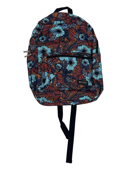 Ben Sherman Floral Navy Back Pack