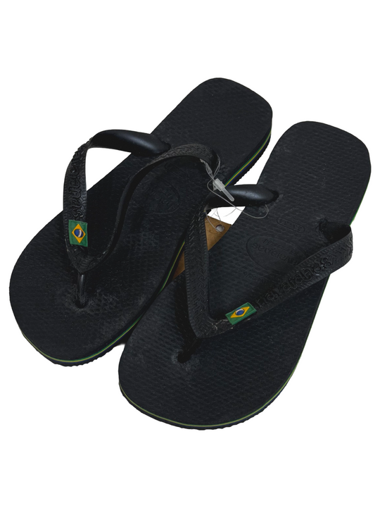 Havaiana Brasil Black Flip Flops
