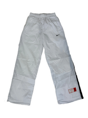 Nike Kids White & Navy Tracksuit Bottoms