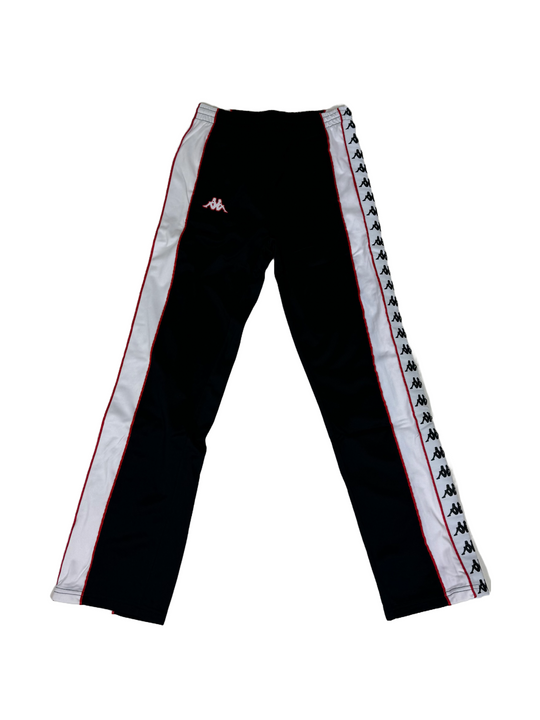 Kappa Black White Red Pants