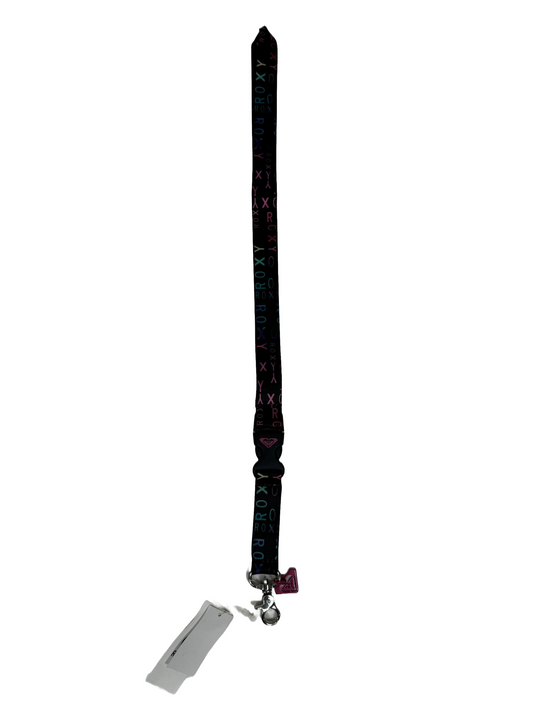 Roxy Black Writing Lanyards