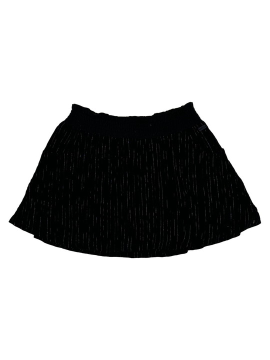 Roxy Black With Silver Lines Skirts
