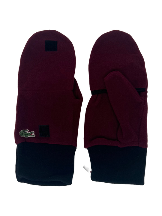 Lacoste Burgundy Gloves