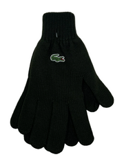 Lacoste Green Knitted Gloves