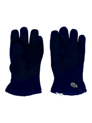 Lacoste Navy Logo Gloves